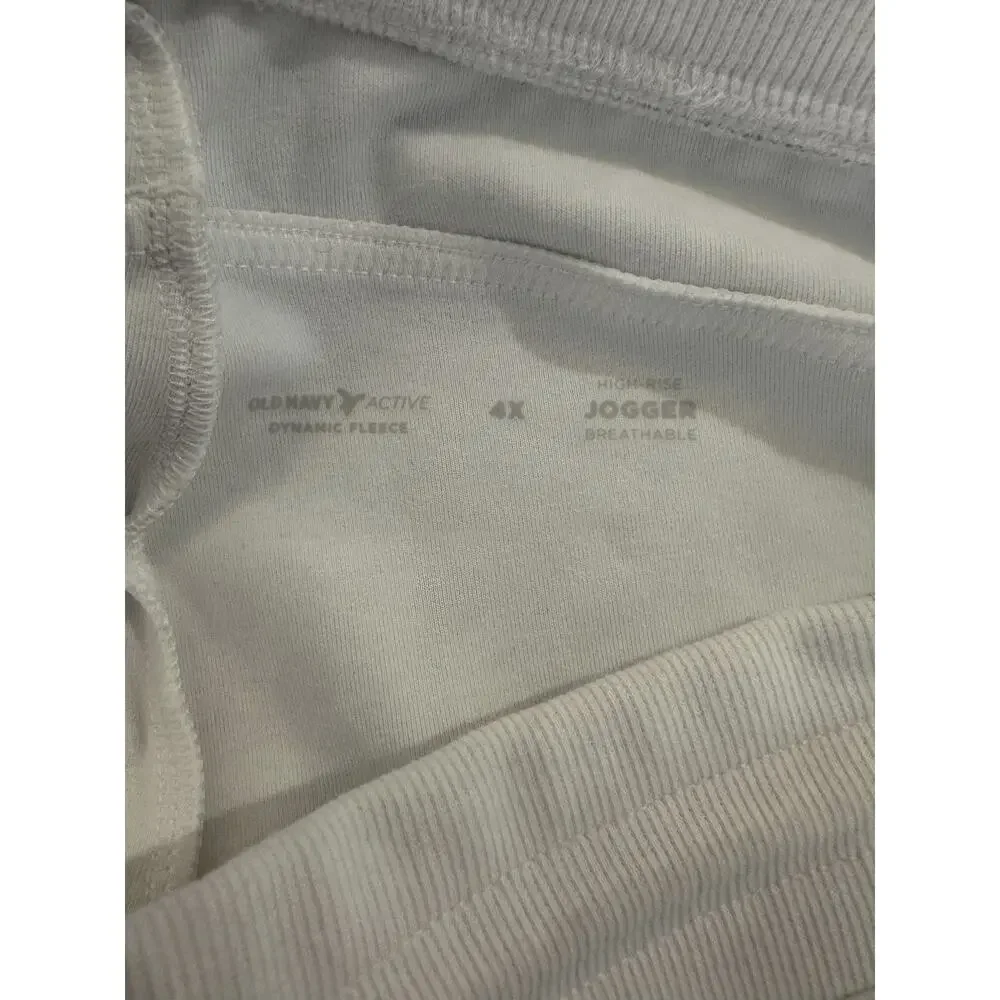 NWT Old Navy High Waisted Dynamic Fleece Jogger Sweatpants Plus Size 4X Oversize - Picture 7 of 15